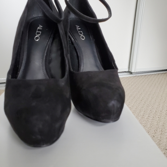 ALDO SUEDE PACLED HEELS SIZE 7 - Picture 4 of 11